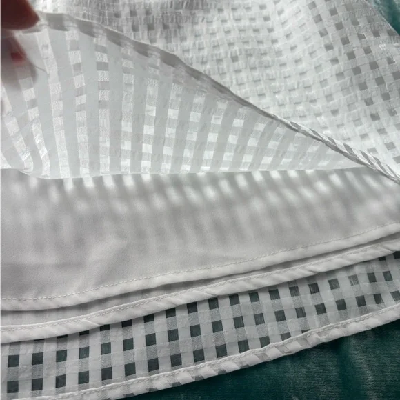 entro White Gingham Flutter Sleeve Top - Picture 8 of 8